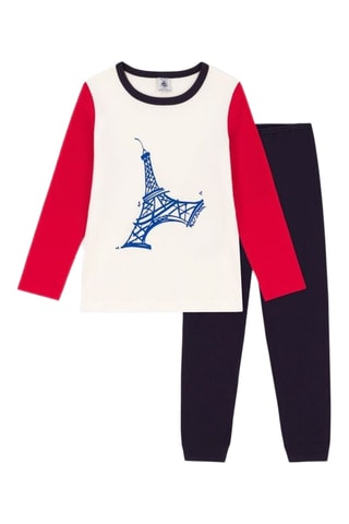Pijama - Azul, blanco y rojo