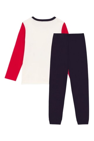 Pijama - Azul, blanco y rojo
