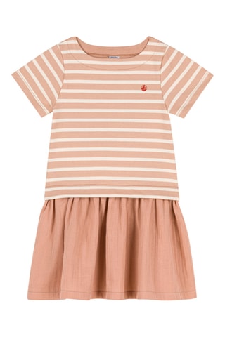 Vestido corto - Beige
