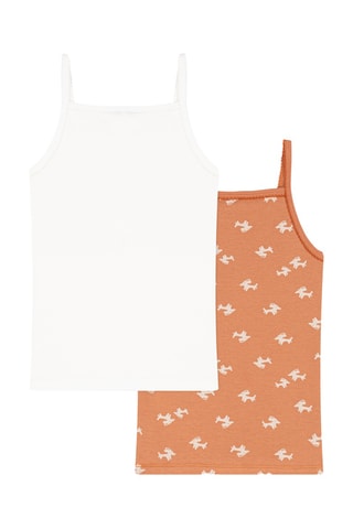 2 camisetas de tirantes - Naranja
