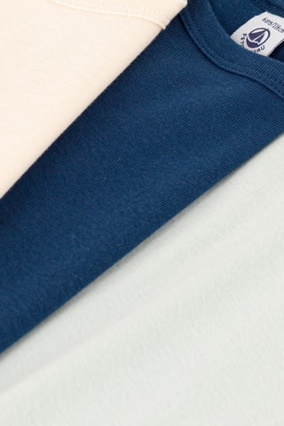 3 camisetas - Azul