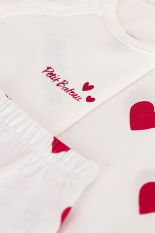 Pijama de 3 piezas - Blanco
