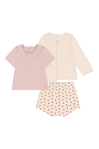 Conjunto de 3 piezas - Rosa