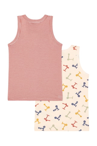 2 camisetas de tirantes - Beige