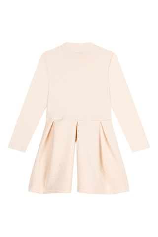 Vestido evasé - Beige