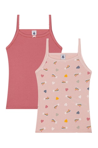 2 camisetas de tirantes - Rosa