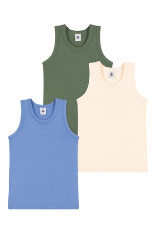 3 camisetas de tirantes - Verde