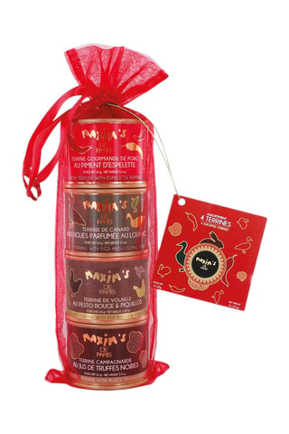 Coffret terrines -
4 produits 4 x 65 g