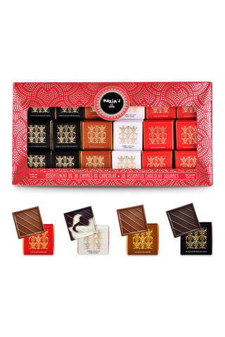 Étui de carrés de chocolat assortis - 36 portions - 144 g