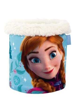 Cache-col Elsa et Anna La Reine des neiges Disney - Blanc, bleu, marron et rose