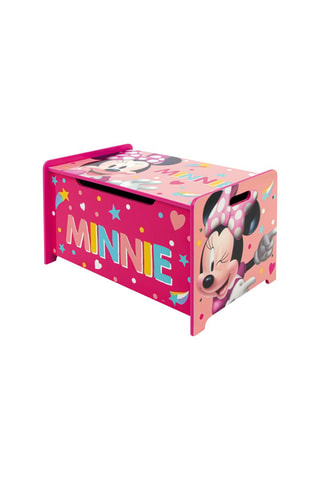 Banc-coffre à jouets Minnie Disney - Rose