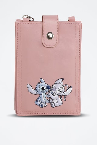 Sac bandoulière Stitch et Angel Lilo et Stitch Disney - Rose - Rouge et rose