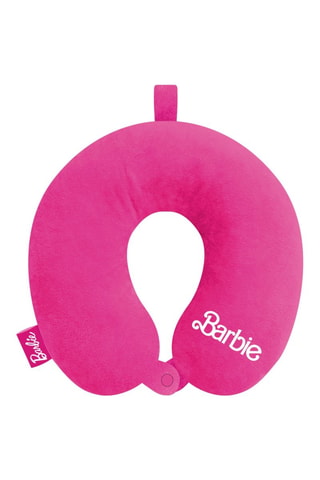 Coussin de voyage en velours Barbie - Rose - 30 x 30 x 6 cm - Rose