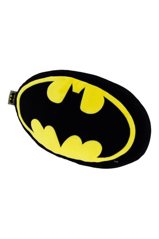 Coussin Batman La Ligue des Justiciers DC Comics - Noir - 40 x 23 x 4 cm - Noir et jaune