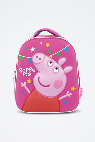 Sac à dos Peppa Pig - Bleu, rose et rouge