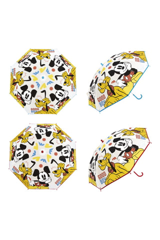 Parapluie automatique Pluto et Mickey Disney - Multicolore