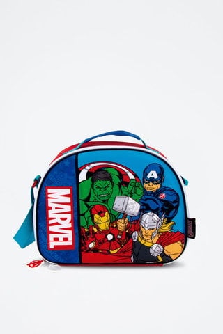 Lunchtas Marvel Blauw en Rood