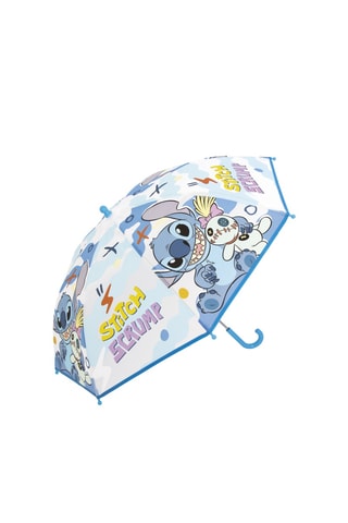 Parapluie pliable Scrump et Stitch Lilo & Stitch Disney - Bleu