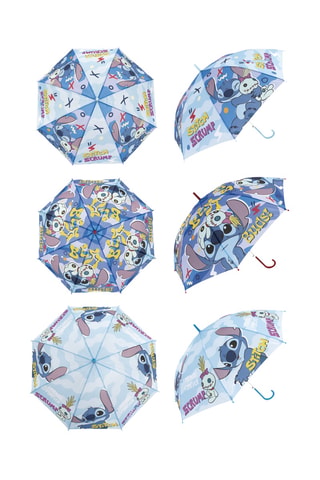 Parapluie automatique Scrump et Stitch Lilo & Stitch Disney - Bleu
