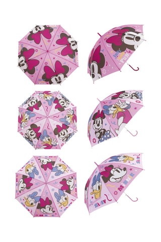 Parapluie automatique Minnie et Daisy Disney - Rose