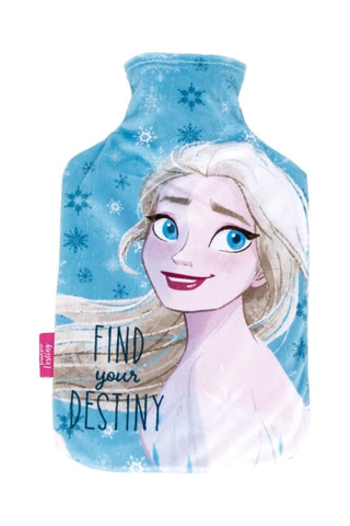 Bouillotte Elsa et Olaf La Reine des Neiges Disney - Bleu - 1,5 l