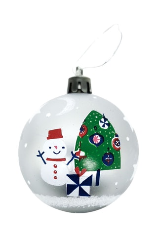 6 boules de Noël Peppa Pig 8 cm