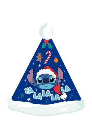 Bonnet de Noël Stitch Lilo & Stitch Disney - Bleu