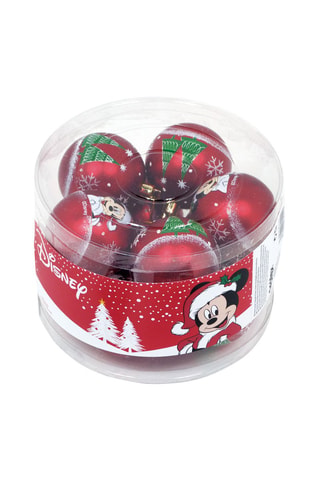 6 boules de Noël Mickey Disney 6 cm