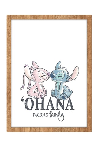 Cadre photo Angel et Stitch Lilo et Stitch Disney -  Marron clair - 20 x 5 x 28 cm