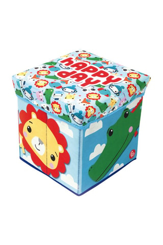 Opbergpoef Happy Day - 30 x 30 x 30 cm