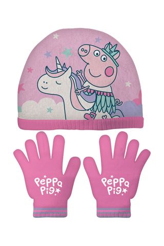 Muts en Handschoenen Peppa Pig - Roze