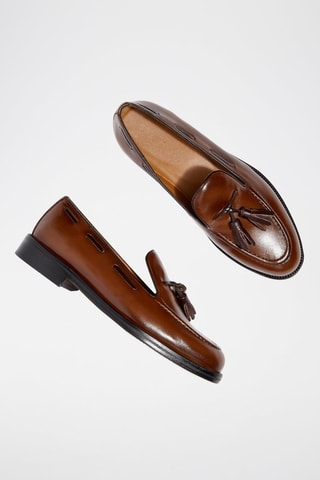 Mocasines de piel Orvian - Marrón