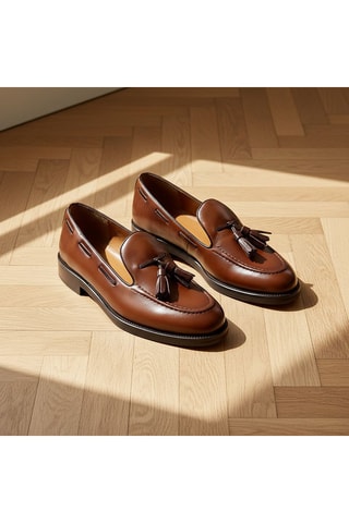 Mocasines de piel Orvian - Marrón