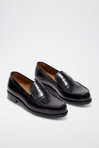 Mocasines de piel Aurelian - Negro