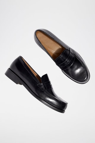 Mocasines de piel Aurelian - Negro