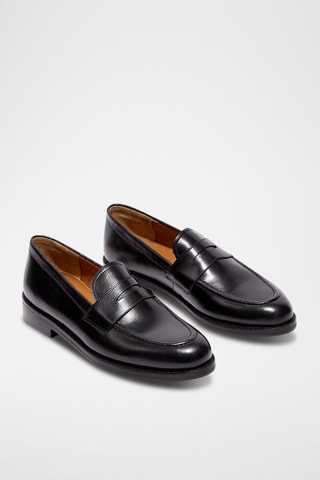 Mocasines de piel Kaeryn - Negro