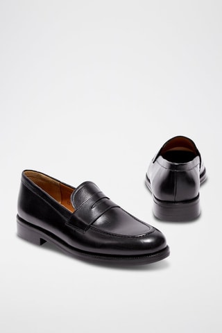 Mocasines de piel Kaeryn - Negro
