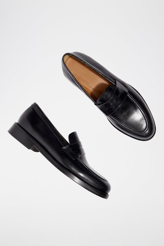 Mocasines de piel Kaeryn - Negro