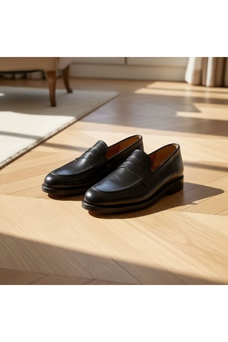 Mocasines de piel Kaeryn - Negro
