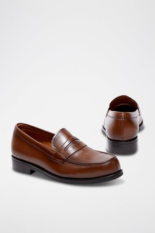 Mocasines de piel Aurelian - Marrón