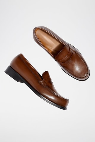 Mocasines de piel Aurelian - Marrón