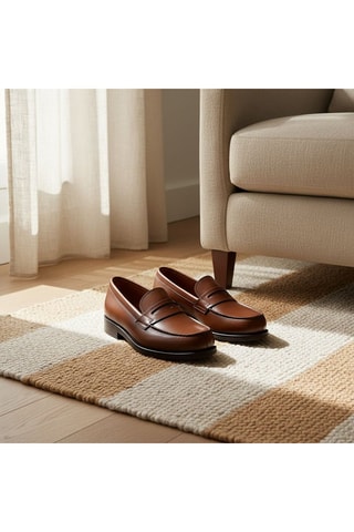 Mocasines de piel Aurelian - Marrón