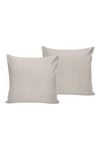 2 fundas de almohada - Beige 