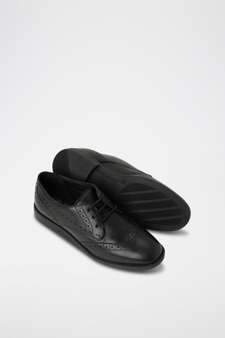 Leren Derby’s - Zwart