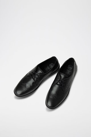 Leren Derby’s - Zwart