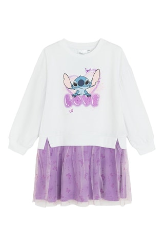 Jurk Stitch Lilo en Stitch Disney - Wit