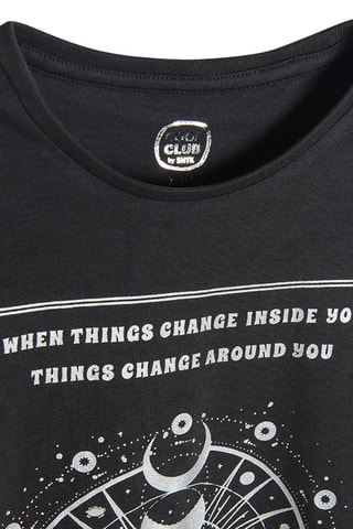 T-shirt - Zwart
