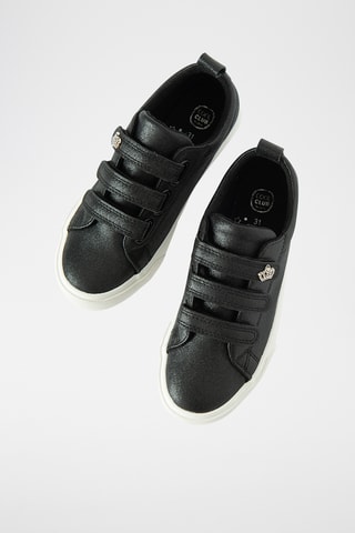Glinsterende Sneakers - Zwart