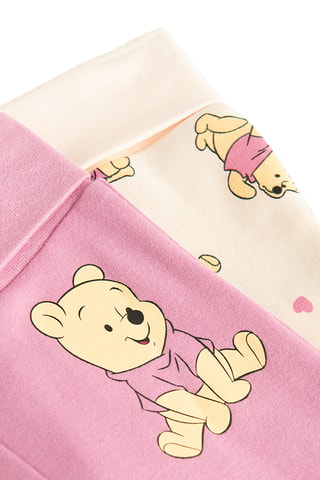 2 pantalons Winnie L’Ourson Disney - Rose et ivoire