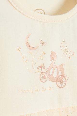 Robe et pantalon - Ecru et rose